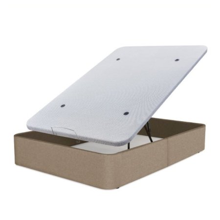 Canapé tapizado en tela con tapa 4D – Gran capacidad y ventilación